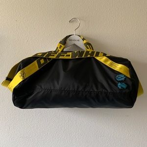 AUTHENTIC OFF-WHITE c/o VIRGIL ABLOH INDUSTRIAL STRAP NYLON DUFFEL BAG